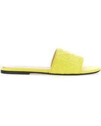 N°21 - Slide Sandal With Logo - Lyst