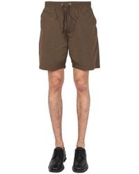 Universal Works - Bermuda With Check Pattern - Lyst