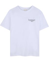 Givenchy - T-Shirt Con Stampa Sul Retro - Lyst