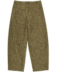 Paul Smith - Ps Paul Smith Animal Print Cotton Trousers - Lyst