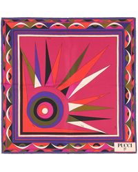 PUCCI - Hawaii Print Scarf - Lyst