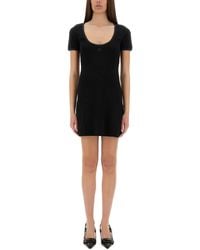 Courreges - Holistic Contrast" Mini Dress - Lyst