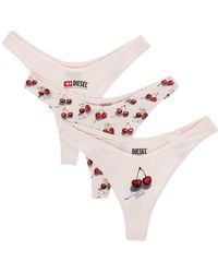 DIESEL - 3-Pack Of "Ufpn-Punchy" Briefs - Lyst