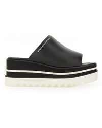 Stella McCartney - Sneak-elyse 80 Platform Slides - Women's - Rubber/polyurethane - Lyst