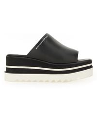 Stella McCartney - Sneak-elyse 80 Platform Slides - Women's - Rubber/polyurethane - Lyst