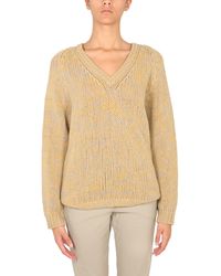 Aspesi - Maglione Con Scollo A V - Lyst
