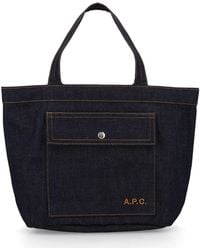 A.P.C. - A. P.C. Borsa Tote "Jade" - Lyst