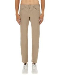 BOSS - Twill Pants - Lyst
