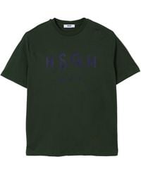 MSGM - T-Shirt With Logo - Lyst