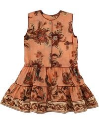 Zimmermann - Abito Con Orlo A Contrasto "Aster" - Lyst