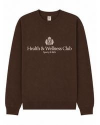 Sporty & Rich - Felpa Girocollo Con Logo - Lyst