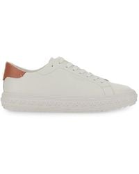 MICHAEL Michael Kors - Cow Leather Sneakers With Textured Sole - Lyst