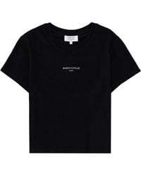 Maison Kitsuné - T-Shirt Con Logo - Lyst