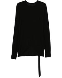 Rick Owens - Solid Round Neck T-Shirt - Lyst