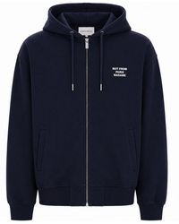 Drole de Monsieur - Felpa Con Zip E Cappuccio - Lyst