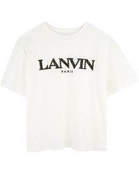 Lanvin - T-Shirt With Logo - Lyst