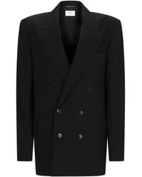 Saint Laurent - Giacca Doppiopetto - Lyst