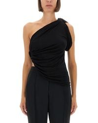 Rick Owens - Solid One Shoulder Top - Lyst