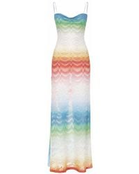 Missoni - Long Cover-Up Dress - Lyst