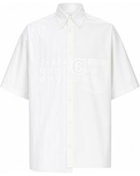 MM6 by Maison Margiela - Camicia Asimmetrica - Lyst