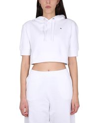 Raf Simons - Embroidered Logo Hoodie With Drawstring - Lyst
