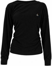 Vivienne Westwood - Top "Hebo" A Maniche Lunghe - Lyst