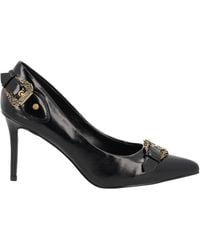 Versace Jeans Couture - Scarlett Baroque Buckle Heels - Lyst