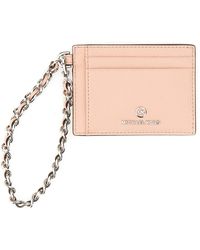 MICHAEL Michael Kors - Leather Card Holder - Lyst