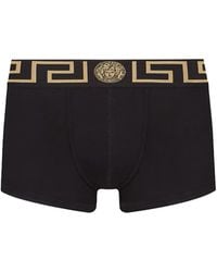Versace - Boxer Con Greca - Lyst