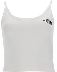 The North Face - Logo Scoop Neck Top - Lyst