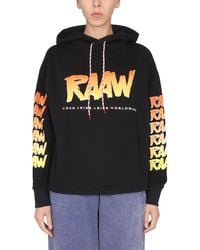 Aries - Cotton Logo Print Sweatshirt - Lyst