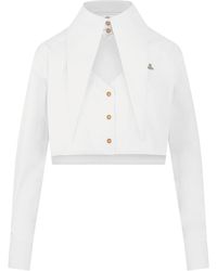 Vivienne Westwood - Shirt Cut Off Heart Cotton - Lyst