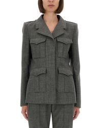 McQueen - Uniform-Style Jacket - Lyst