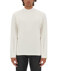 Courreges - T-Shirt With Subtle Logo Detail - Lyst