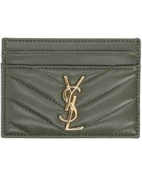 Saint Laurent - Card Holder "Cassandras" - Lyst