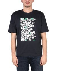 BOSS - T-Shirt Con Stampa Logo - Lyst