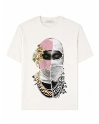 ih nom uh nit - T-Shirt Con Stampa "Newspaper Mask" - Lyst