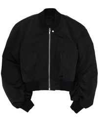 Rick Owens - Bomber Jacket With Ribbed Trim - Lyst