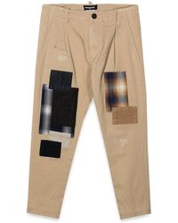 DSquared² - Pants With Patches - Lyst