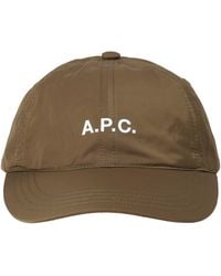 A.P.C. - Baseball Cap With Logo - Lyst
