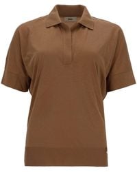 Herno - Cotton Blend Polo Shirt - Lyst