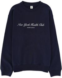Sporty & Rich - Ny Health Club Sweatshirt - Lyst