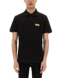 Versace Jeans Couture - Polo Shirt With Logo Plaque - Lyst