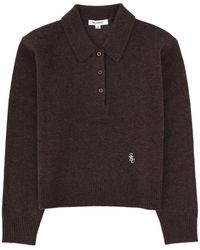 Sporty & Rich - Cashmere Blend Polo Shirt - Lyst