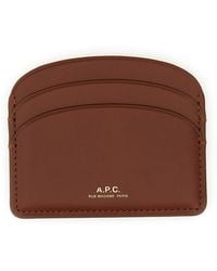 A.P.C. - Demi Lune Card Holder - Lyst