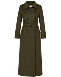 MICHAEL Michael Kors - Belted Trench Coat - Lyst