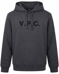 A.P.C. - Sweatshirt With Logo - Lyst