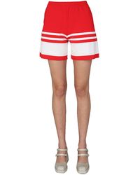 Moschino - Sailor Mood Viscose Blend Shorts - Lyst