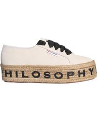 superga platform avorio