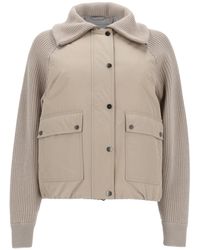 Brunello Cucinelli - Piumino - Lyst
